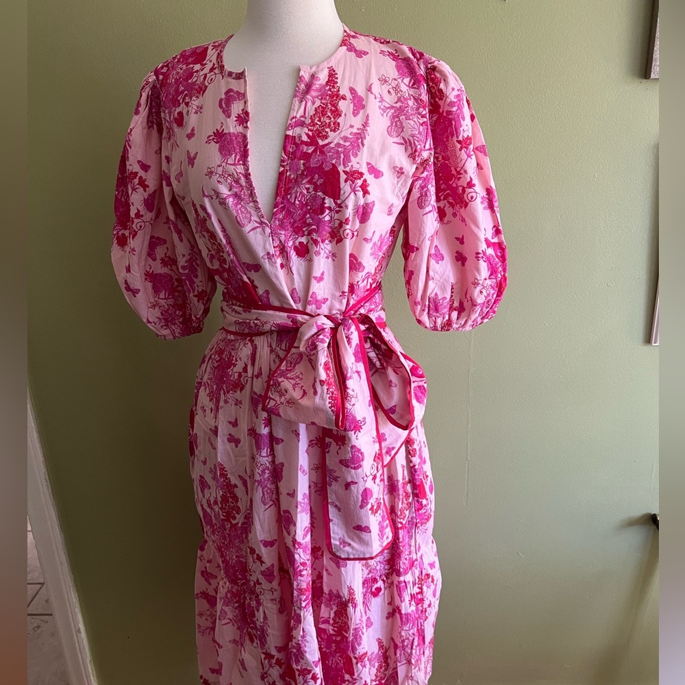 Victoria Dunn Pink Floral Dress